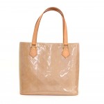 Louis Vuitton Houston Beige Noisette Vernis Leather Shoulder Bag