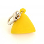 Louis Vuitton Yellow Rubber Limited Edition LV Cup Key Ring Holder