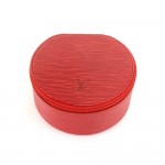 Louis Vuitton Ecrin Bijoux Large Red Epi Leather Large Jewelry Case