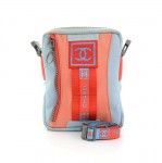 Chanel Sports Line Red x Blue Canvas Messenger Bag