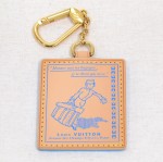 Louis Vuitton Blue Monogram Groom Key ring Holder