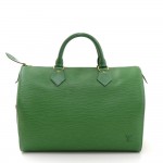 Louis Vuitton Speedy 30 Green Epi Leather City Hand Bag