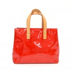 Louis Vuitton Reade PM Red Vernis Leather PM Hand Bag