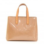 Louis Vuitton Reade PM Beige Noisette Vernis Leather Hand Bag