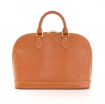 Louis Vuitton Alma Cipango Gold Epi Leather Hand Bag