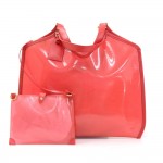 Louis Vuitton Plage Lagoon GM Red Vinyl Beach Bag