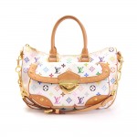 Louis Vuitton Rita White Multicolor Monogram Canvas 2way Bag