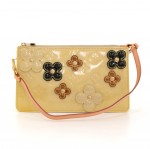 Louis Vuitton Beige Vernis Leather Flower Lexington Handbag - 2001 Limited