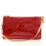 Louis Vuitton Lexington Red Pomme D'amour Vernis Leather Hand Bag