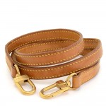 Louis Vuitton Brown Cowhide Leather Shoulder Strap For Medium Bags