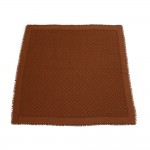Louis Vuitton Dark Brown Monogram Silk + Wool Large Scarf