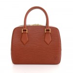 Louis Vuitton Sablon Brown Kenyan Fawn Epi Leather Hand Bag