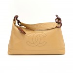 Chanel Beige Caviar Leather Hand Bag