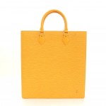 Louis Vuitton Sac Plat Yellow Epi Leather Handbag