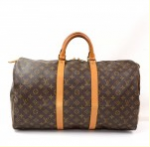 Louis Vuitton Keepall 50 Monogram Canvas Duffle Travel Bag