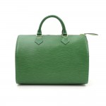 Vintage Louis Vuitton Speedy 30 Green Epi Leather City Hand Bag