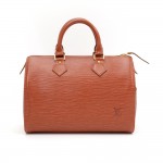 Vintage Louis Vuitton Speedy 25 Kenyan Fawn Brown Epi Leather City Hand Bag