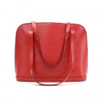 Vintage Louis Vuitton Lussac Red Epi Leather Shoulder Bag