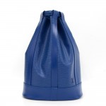 Louis Vuitton Blue Randonee GM Epi Leather Shoulder Bag