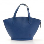 Vintage Louis Vuitton Saint Jacques PM Blue Epi Leather Hand Bag