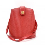 Louis Vuitton Cluny Red Epi Leather Shoulder Bag