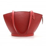 Louis Vuitton Red Epi Leather Saint Jacques PM Shoulder Bag