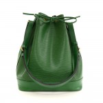 Vintage Louis Vuitton Noe Large Green Epi Leather Shoulder Bag