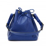 Vintage Louis Vuitton Petit Noe Blue Epi Leather Shoulder Bag