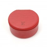 Louis Vuitton Ecrin Bijoux Red Epi Leather Jewelry Case