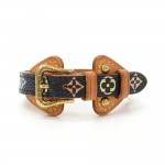 Louis Vuitton Bracelet Theda PM Black Multicolor Monogram Bangle