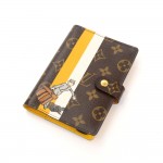 Louis Vuitton Agenda Fonctionnel PM Groom Porte Yellow Monogram Canvas Agenda Cover - 2006 Limited