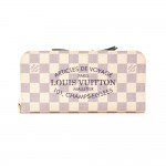 Louis Vuitton Articles De Voyage White Damier Azur Canvas Insolite Long Wallet