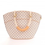 Louis Vuitton Pampelonne GM White Damier Azur Canvas Beach Tote Bag