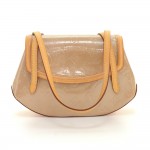 Louis Vuitton Biscayne Bay PM Noisette Vernis Leather Shoulder Bag
