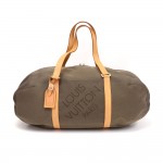 Louis Vuitton Attaquant Terre Dark Brown Damier Geant Canvas Boston Bag