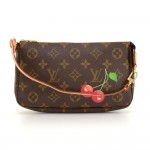 Louis Vuitton Pochette Accessories Cherry Monogram Canvas Bag Limited Edition