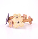 Louis Vuitton Multicolor Vernis Leather Flower Chocker Bracelet