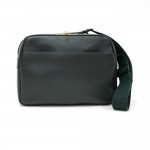 Louis Vuitton Reporter Green Taiga Leather Medium Shoulder Bag