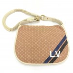 Louis Vuitton Initiales Amman Camel Brown Mini Lin Monogram Canvas x White Leather Messenger Bag