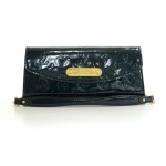 Louis Vuitton Sunset Boulevard Dark Green Vernis Leather Evening Bag