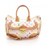 Louis Vuitton Rita White Multicolor Monogram Canvas 2 way Bag