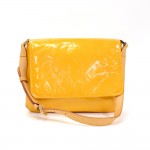 Louis Vuitton Thompson Street Yellow Vernis Leather Shoulder Bag