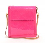 Louis Vuitton Fuchsia Pink Vernis Leather Mott Shoulder Bag