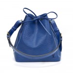 Louis Vuitton Petit Noe Blue Epi Leather Shoulder Bag