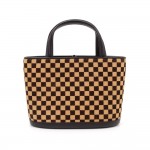 Louis Vuitton Tigre Damier Sauvage Pony Hair Hand Bag
