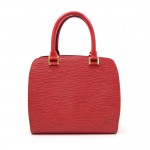 Louis Vuitton Pont Neuf Red Epi Leather Hand Bag