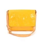 Louis Vuitton Thompson Street Yellow Vernis Leather Shoulder Bag