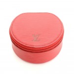 Louis Vuitton Ecrin Bijoux Red Epi Leather Jewelry Case
