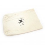 Chanel White Dust Bag for Small to Medium Flap Bags