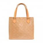 Louis Vuitton Houston Beige Noisette Vernis Leather Shoulder Bag